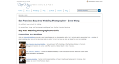 Desktop Screenshot of davewongphotography.com